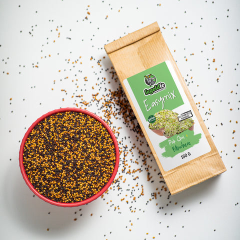 Easymix Pak choi + Ďatelina purpurová – semienka na klíčenie, 3. fotka